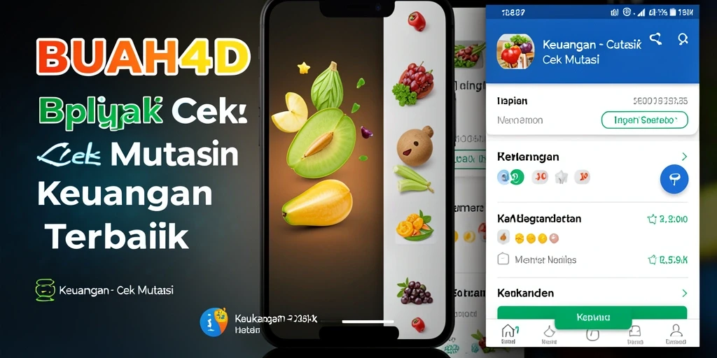 Tampilan antarmuka BUAH4D yang sederhana dan informatif.