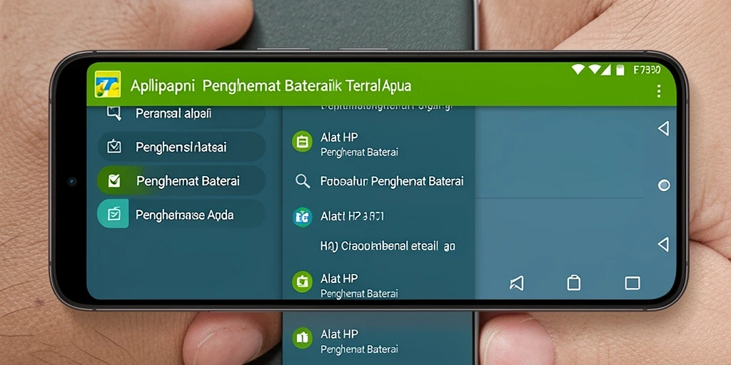 Tampilan antarmuka F7F7 yang intuitif untuk penghematan baterai.