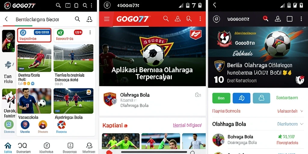 Tampilan antarmuka GOGO77 yang menarik dan informatif.