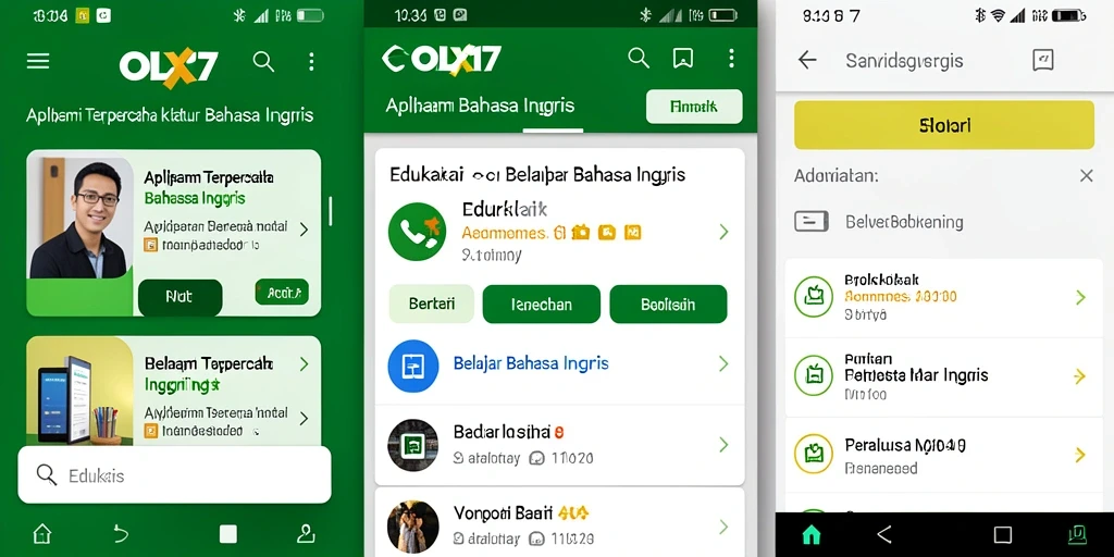 Antarmuka pengguna OLX17 yang interaktif dan mendidik.