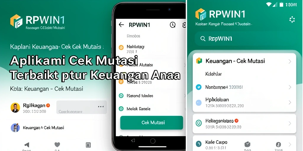 Tampilan antarmuka aplikasi Cek Mutasi RPWIN1 yang sederhana dan informatif.