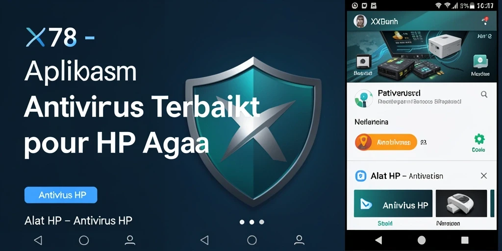 Tampilan antarmuka aplikasi X78 Antivirus HP yang intuitif dan mudah digunakan.